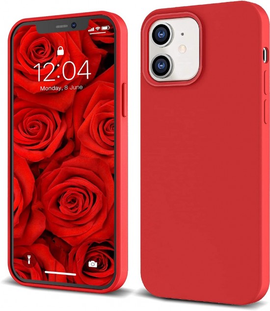 Hoesjeshuis iphone 12 mini red