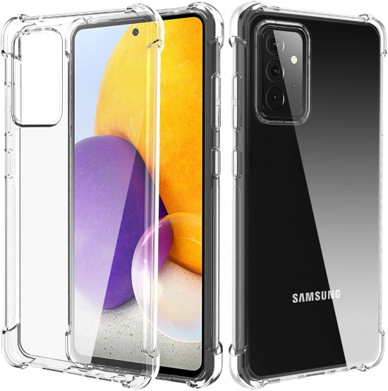 Hoesjeshuis samsung galaxy a72 transparant