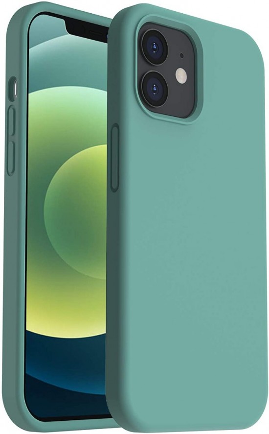 Siliconen iphone 12 mini groen