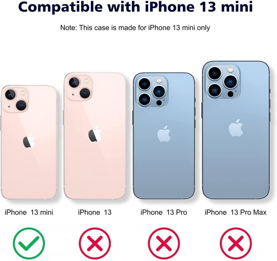 Wave hoesjeshuis anti shok iphone 13 mini 2